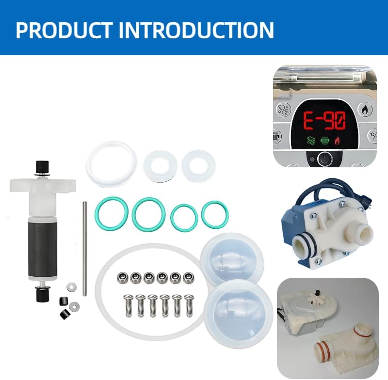 IKSI P4071 58113 Hot Tub Water Pump E02 Repair Kit for Coleman Lay-Z-Spa (w/Impeller & Shafts) - Image 3